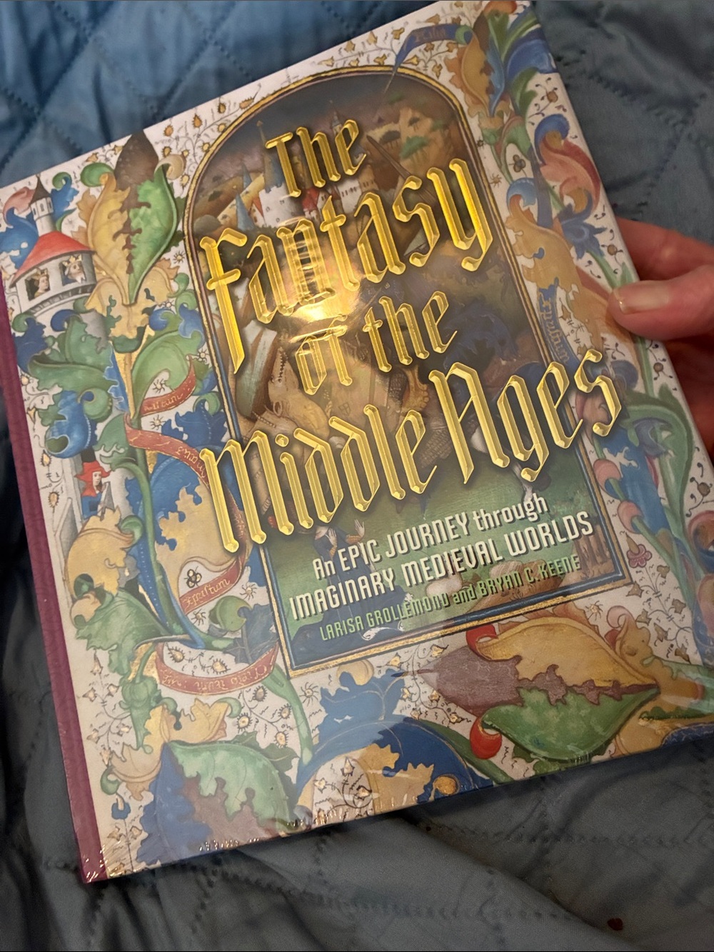 The Fantasy of the Middle Ages Hardcover Book - Decorative Multicolor Cover NEW